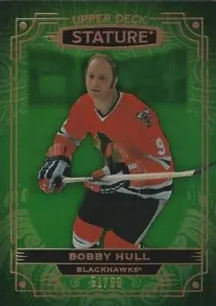 2022-23 Upper Deck Stature - Green #5 - Bobby Hull - Chicago Blackhawks