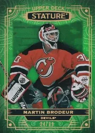 2022-23 Upper Deck Stature - Green #10 - Martin Brodeur - New Jersey Devils