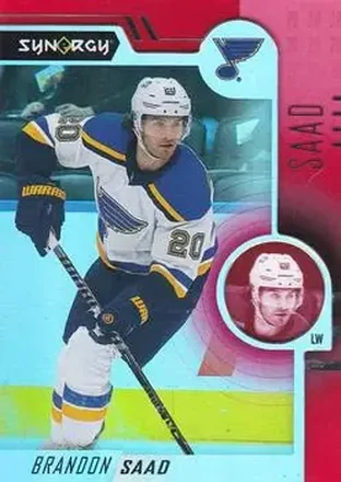 2022-23 Upper Deck Synergy - Red #10 - Brandon Saad - St. Louis Blues