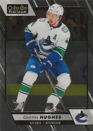 2023-24 O-Pee-Chee Platinum #29 - Quinn Hughes - Vancouver Canucks