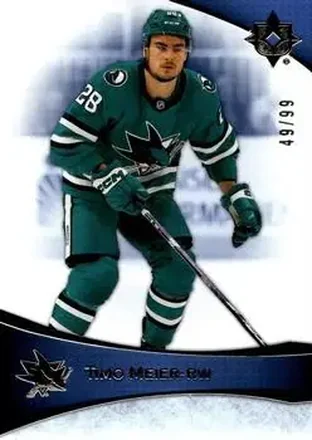 2022-23 Upper Deck Ultimate Collection - Blue #3 - Timo Meier - San Jose Sharks