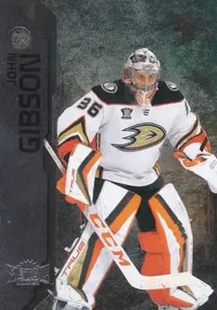 2023-24 SkyBox Metal Universe #023 - John Gibson - Anaheim Ducks