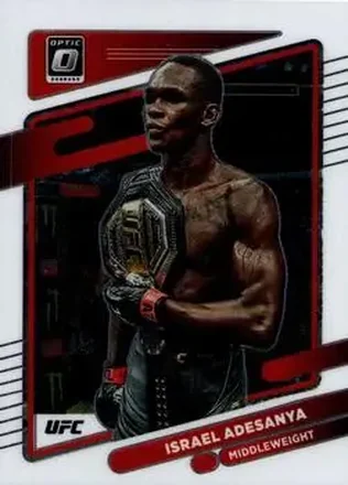 2022 Donruss Optic UFC #6 - Israel Adesanya
