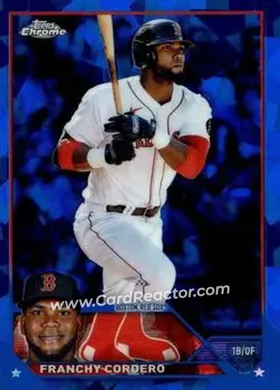 2023 Topps Chrome Sapphire Edition #42 - Franchy Cordero - Boston Red Sox