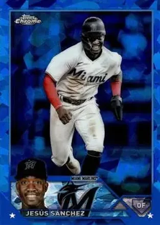2023 Topps Chrome Sapphire Edition #44 - Jesús Sánchez - Miami Marlins