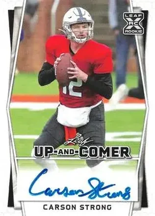 2022 Leaf Holiday Packs - Up-And-Comer #UC-CS1 - Carson Strong - Nevada Wolf Pack