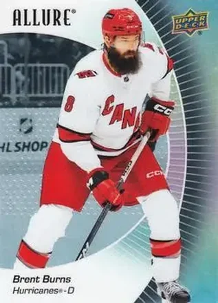 2023-24 Upper Deck Allure #22 - Brent Burns - Carolina Hurricanes
