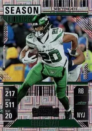 2024 Panini Contenders #76 - Breece Hall - New York Jets
