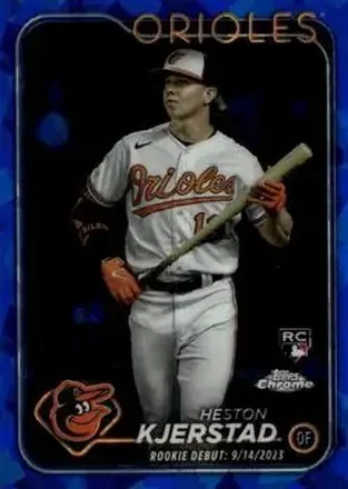2024 Topps Chrome Update Sapphire Edition #USCS86 - Heston Kjerstad - Baltimore Orioles