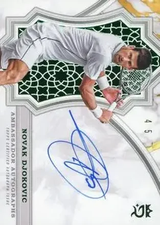 2024 Topps Royalty Collection - Ambassador Autographs Green #AA-ND - Novak Djokovic