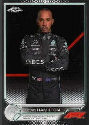 2022 Topps Chrome Formula 1 #5a - Lewis Hamilton - Mercedes-AMG Petronas F1
