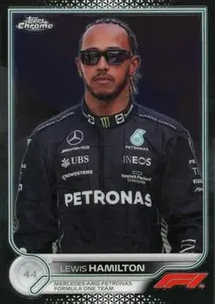 2022 Topps Chrome Formula 1 #6 - Lewis Hamilton - Mercedes-AMG Petronas F1