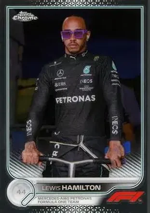 2022 Topps Chrome Formula 1 #8 - Lewis Hamilton - Mercedes-AMG Petronas F1