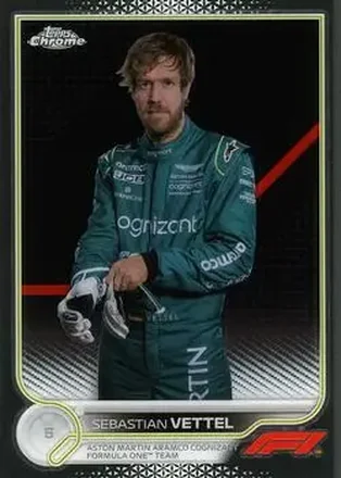 2022 Topps Chrome Formula 1 #9 - Sebastian Vettel - Aston Martin Aramco Cognizant F1 Team