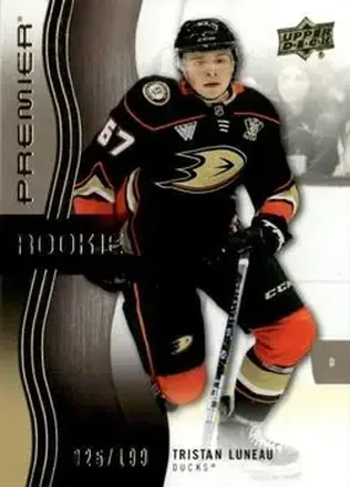 2023-24 Upper Deck Premier - Bronze #124 - Tristan Luneau - Anaheim Ducks