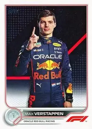 2022 Topps Formula 1 #1 - Max Verstappen - Oracle Red Bull Racing