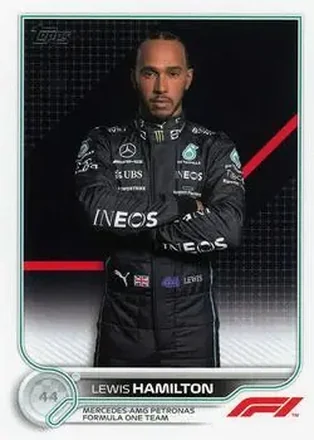 2022 Topps Formula 1 #5a - Lewis Hamilton - Mercedes-AMG Petronas Formula One Team