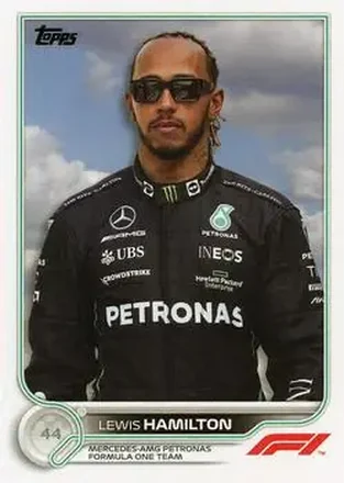 2022 Topps Formula 1 #6 - Lewis Hamilton - Mercedes-AMG Petronas Formula One Team