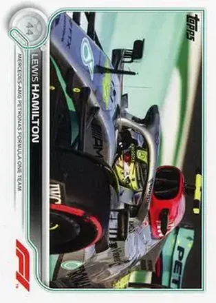 2022 Topps Formula 1 #7a - Lewis Hamilton - Mercedes-AMG Petronas Formula One Team