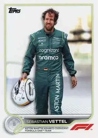 2022 Topps Formula 1 #10a - Sebastian Vettel - Aston Martin Aramco Cognizant F1 Team