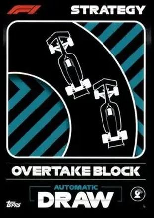 2022 Topps Turbo Attax F1 #4 - Overtake Block