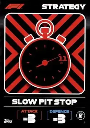 2022 Topps Turbo Attax F1 #7 - Slow Pitstop