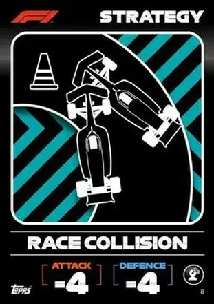 2022 Topps Turbo Attax F1 #8 - Race Collision