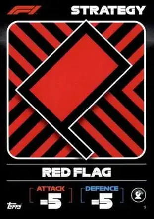 2022 Topps Turbo Attax F1 #9 - Red Flag
