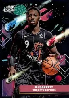 2025-26 Topps Chrome Cosmic #2 - RJ Barrett - Toronto Raptors 2025-26 Topps Chrome Cosmic #2 - RJ Barrett - Toronto Raptors