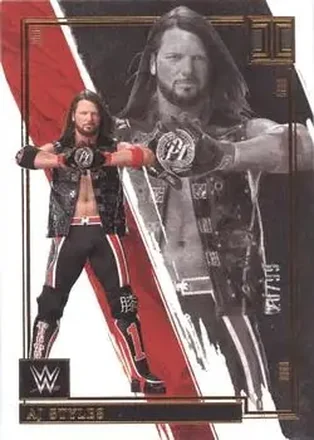 2022 Panini Impeccable WWE #4 - AJ Styles