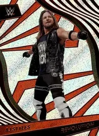 2022 Panini Revolution WWE #6 - AJ Styles