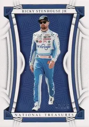 2023 Panini National Treasures #17 - Ricky Stenhouse Jr. - JTG Daugherty Racing