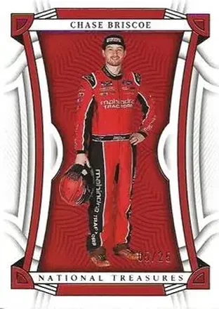 2023 Panini National Treasures #19 - Chase Briscoe - Stewart-Haas Racing