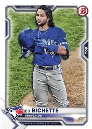 2021 Bowman #7 - Bo Bichette - Toronto Blue Jays