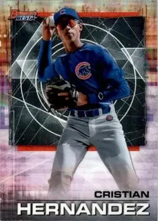 2021 Bowman's Best #3 - Cristian Hernandez - Chicago Cubs