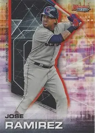 2021 Bowman's Best #9 - José Ramírez - Cleveland Indians