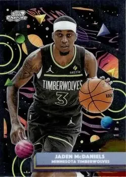 2025-26 Topps Chrome Cosmic #4 Jaden McDaniels