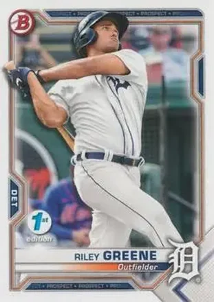 2021 Bowman 1st Edition #BFE-4 - Riley Greene - Detroit Tigers