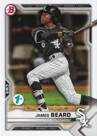 2021 Bowman 1st Edition #BFE-6 - James Beard - Chicago White Sox