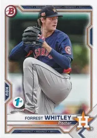 2021 Bowman 1st Edition #BFE-9 - Forrest Whitley - Houston Astros