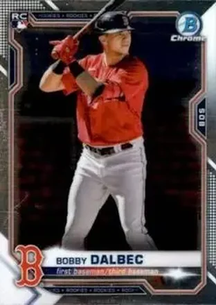 2021 Bowman Chrome #1 - Bobby Dalbec - Boston Red Sox