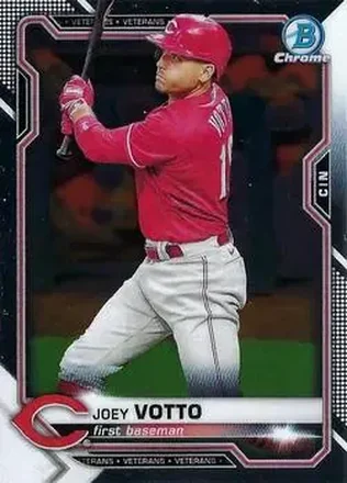 2021 Bowman Chrome #2 - Joey Votto - Cincinnati Reds