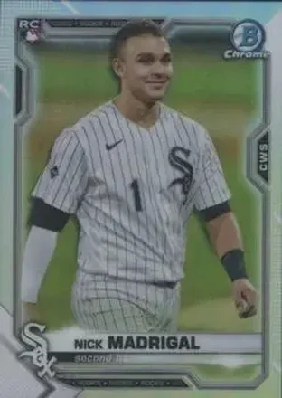 2021 Bowman Chrome #7b - Nick Madrigal - Chicago White Sox