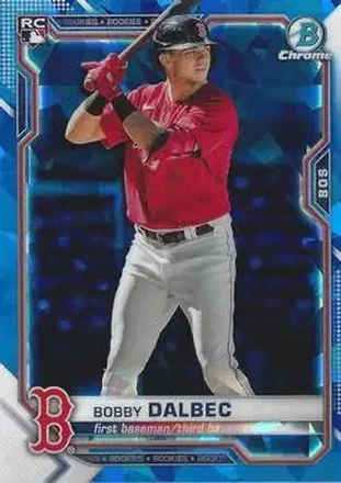 2021 Bowman Chrome Sapphire Edition #1 - Bobby Dalbec - Boston Red Sox