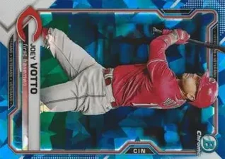 2021 Bowman Chrome Sapphire Edition #2 - Joey Votto - Cincinnati Reds
