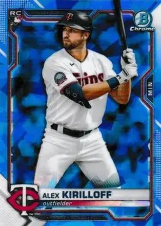 2021 Bowman Chrome Sapphire Edition #3 - Alex Kirilloff - Minnesota Twins