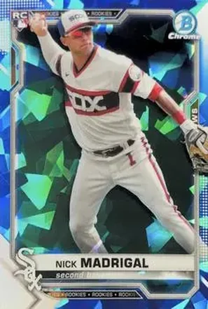 2021 Bowman Chrome Sapphire Edition #7 - Nick Madrigal - Chicago White Sox