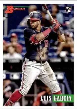 2021 Bowman Heritage #3 - Luis García Jr. - Washington Nationals