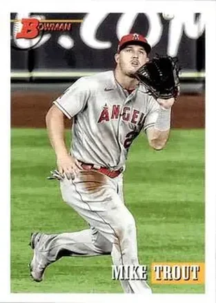 2021 Bowman Heritage #4 - Mike Trout - Los Angeles Angels