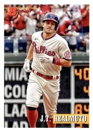 2021 Bowman Heritage #7 - J.T. Realmuto - Philadelphia Phillies